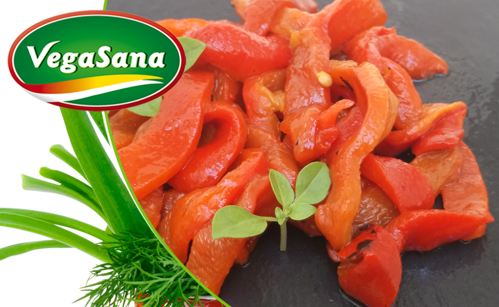 Pimiento Rojos Asado en Tiras - VegaSana - Producto Sano - 100% Natural