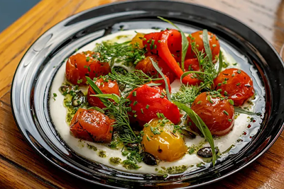 pimiento rojo asado vegasana