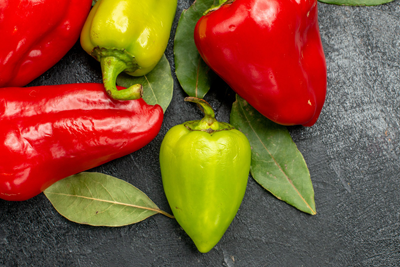 pimiento rojo asado vegasana